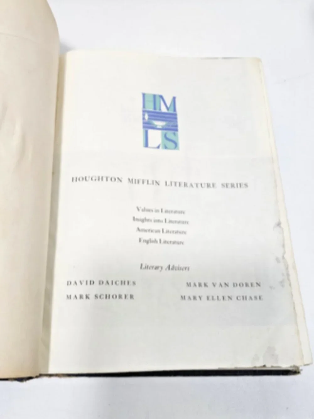 English Literature by Daiches, Jewett, Havighurst & Seales 1965 HC RARE